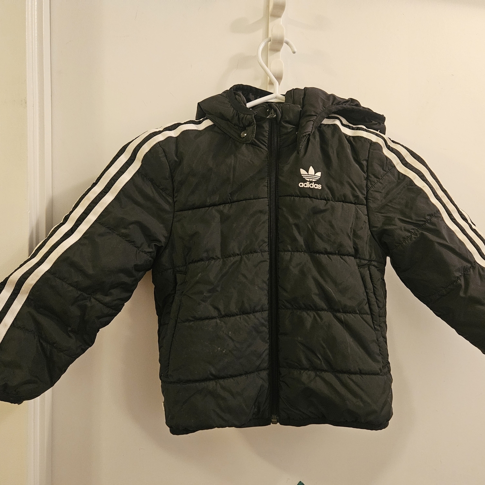 Adidas Kids Black Jacket